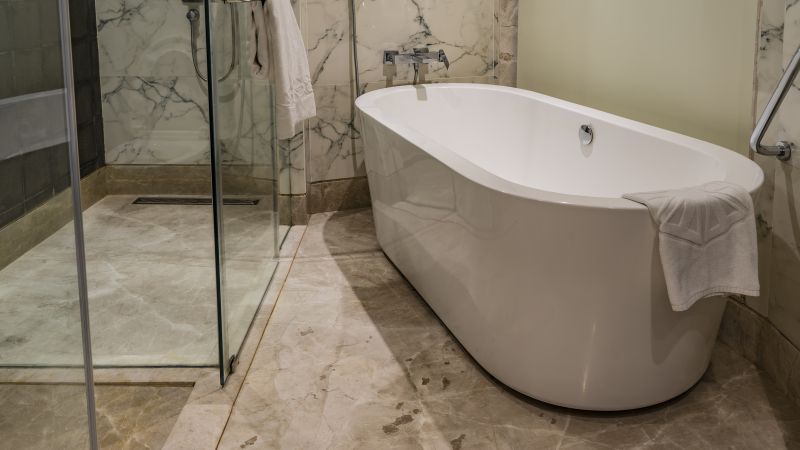Elegant White Acrylic Tub