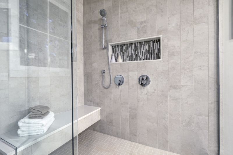 Luxury Shower with Multi-Spray Heads